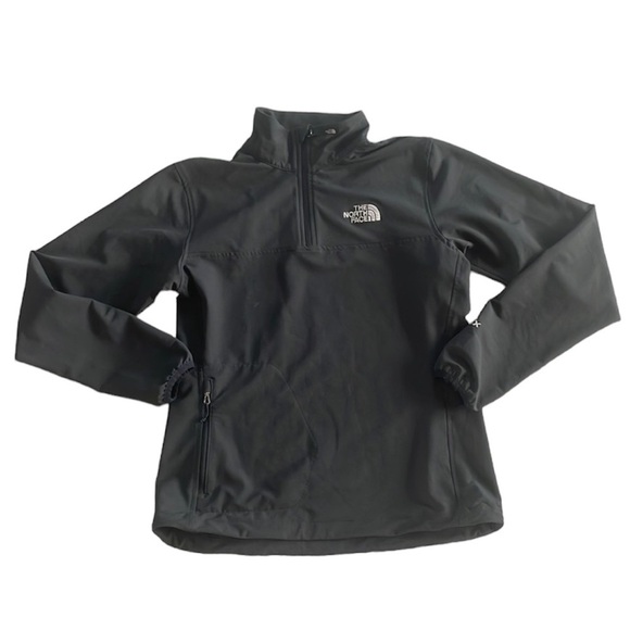The North Face Apex Size Medium Black 1/4 Zip Pullover Top - Picture 1 of 7